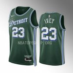 Maillot de Basket #23 Ivey Detroit Pistons 22-23 city Vert Imprimé